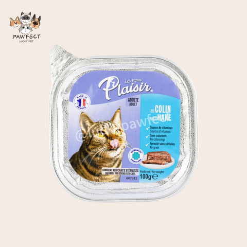 Les Repas Plaisir Paté with COD – Alu tray 100g