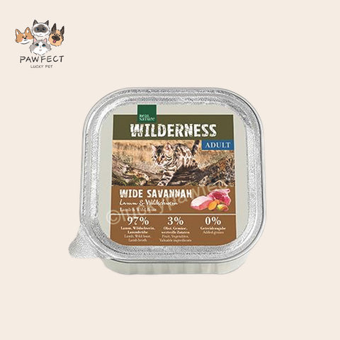 🇩🇪 Real Nature Wilderness Kitten Lamb/Wild Boar Pack 100g